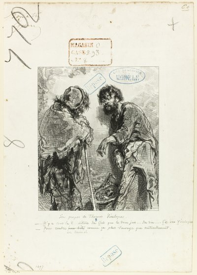 Les Propos de Thomas Vireloque: Under the Roof of Heavens by Paul Gavarni