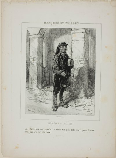 The English at Home: - Nothing, on my word!... by Paul Gavarni