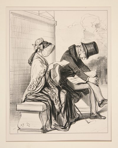 London, December: "Lords and Gentlemen, the government..." by Paul Gavarni