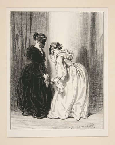 Madam, an Honest Woman Has Her Lovers, and Does Not Take Those of Others! by Paul Gavarni