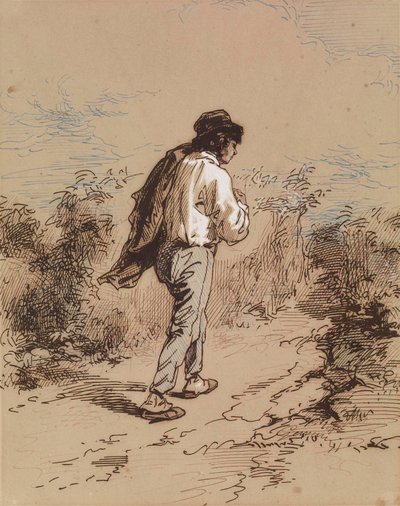 Man Walking by Paul Gavarni