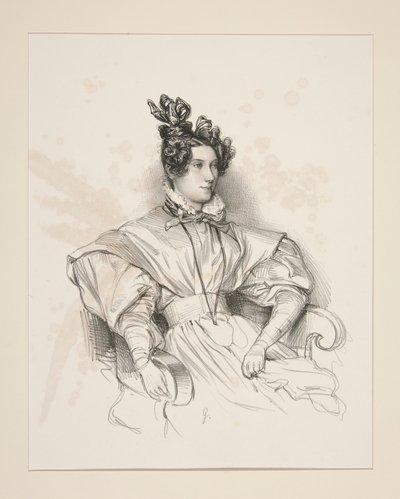 Mme. Mangin by Paul Gavarni