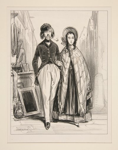 Monsieur and Madame Ernest by Paul Gavarni