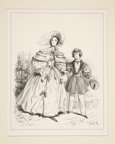 Morning Negligee. 1835. by Paul Gavarni