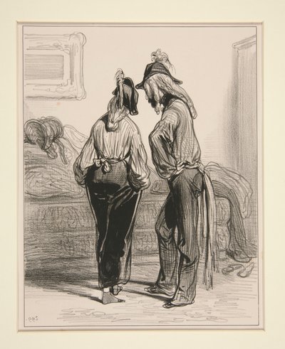 No. 34 - And if Cornelie Did Not Find a Carriage? by Paul Gavarni