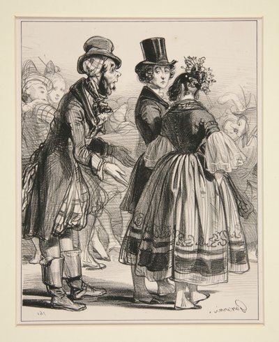No. 6 - The Carnival - Lend a Little to the Thief by Paul Gavarni