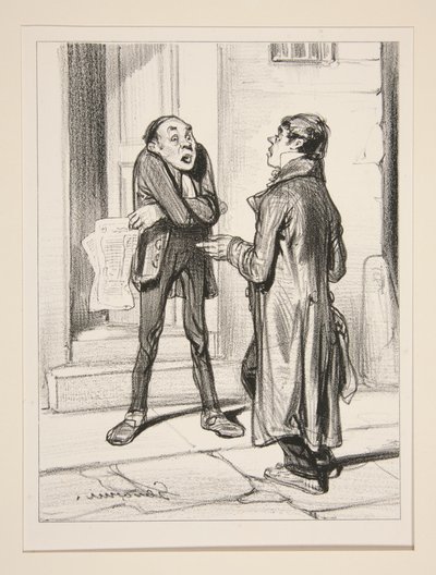 So! Will Your Republic Soon Be Finished, Mr. Coquardy? by Paul Gavarni