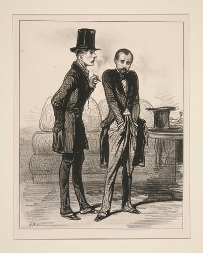 Funeral Oration by Paul Gavarni