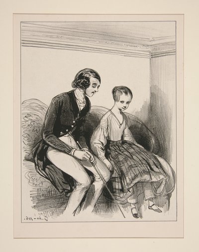 What a Shame! My Aunt Amelie Says That... by Paul Gavarni