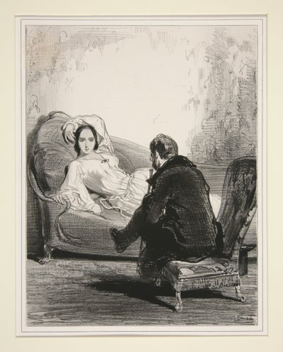 Representation A Benefice by Paul Gavarni