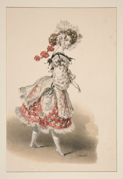 Soubrette by Paul Gavarni