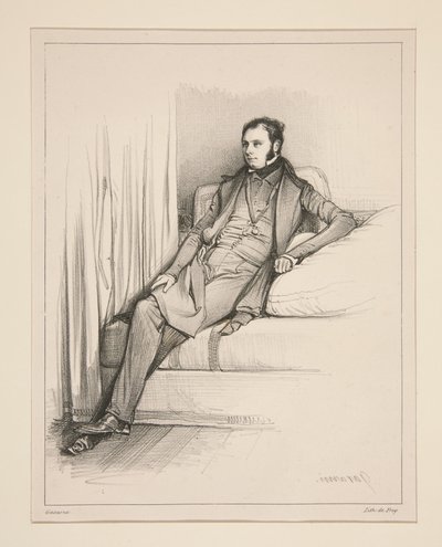 S. Henry Berthoud by Paul Gavarni