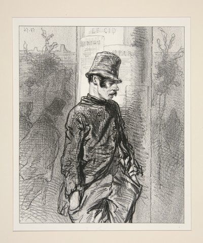 On the Way to the Assize Court by Paul Gavarni