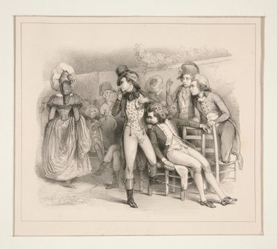 A Pretty Woman in 1790 by Paul Gavarni