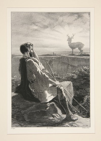 Vision of Eustache by Paul Gavarni