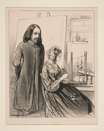 See, Bichette, how life, this fabric of truths, is sown with by Paul Gavarni