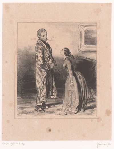 Woman Yelling at Her Husband, Je l