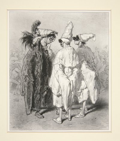 ... Would it be indiscreet to ask these gentlemen their opinion on the composition of the new ministry? by Paul Gavarni