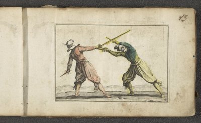 Two Actors in Combat, Ein Newes Reissbüchlein für die Jugent by Paul Göttich