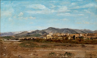 Village of Lauris, in Vaucluse on the Banks of the River Durance by Paul Guigou