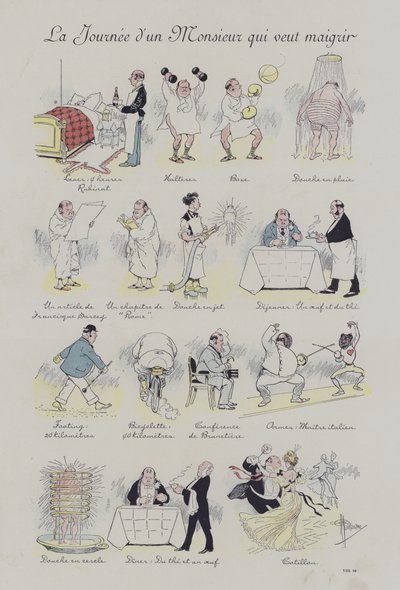The Day of a Gentleman Who Wants to Lose Weight by Paul Guillaume