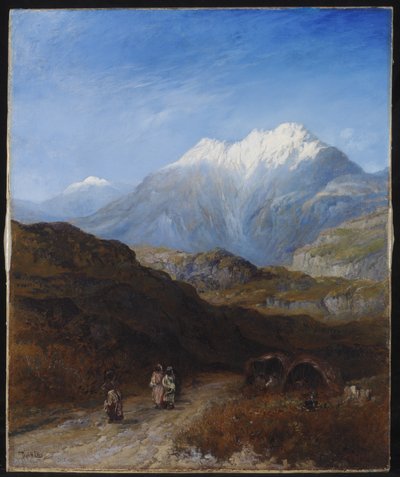 The Snow Capped Atlas Mountains of the Grand Kabylie, Algeria by Paul H. Ellis