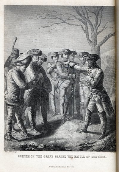 Frederick the Great before the Battle of Leuthen by Paul Haendler