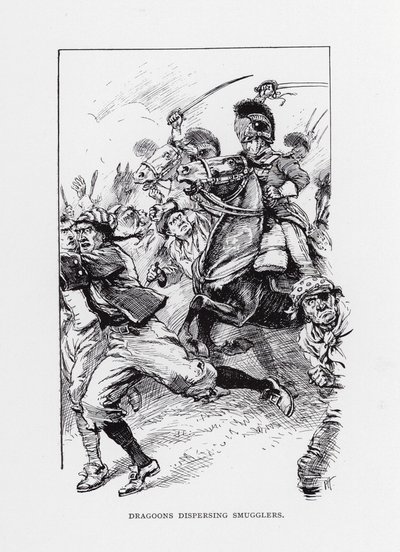 Dragoons Dispersing Smugglers by Paul Hardy