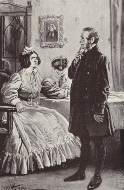 Illustration for Barchester Towers by Paul Hardy