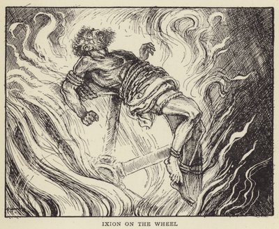 Ixion on the Wheel by Paul Hardy