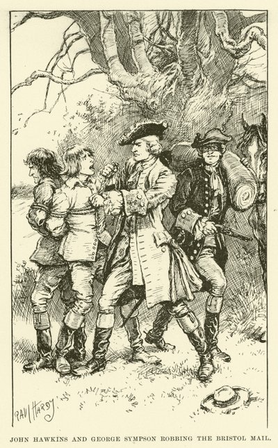 John Hawkins and George Sympson Robbing the Bristol Mail by Paul Hardy