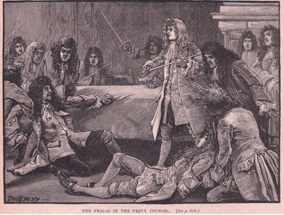 The Fracas in the Privy Council AD 1711 by Paul Hardy