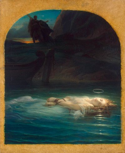 Christian Martyr Drowned in the Tiber During the Reign of Diocletian, 1853 by Paul Delaroche