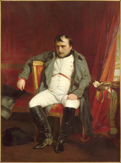 Napoleon at Fontainebleau, March 31, 1814 by Paul Delaroche