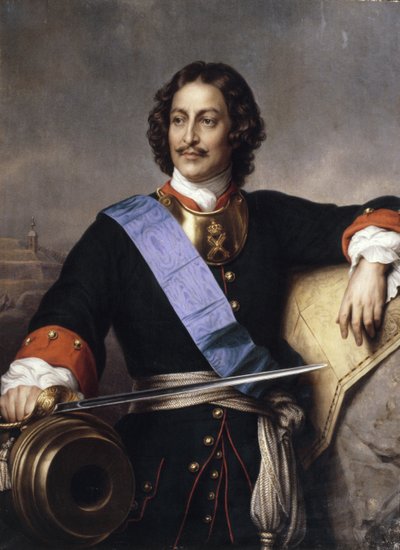 Portrait of Emperor Peter I the Great by Paul Delaroche
