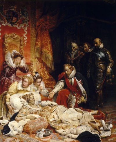 The Death of Elizabeth I, Queen of England by Paul Delaroche