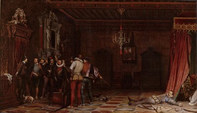 The Assassination of the Duke of Guise at the Château of Blois in 1588 by Paul Delaroche