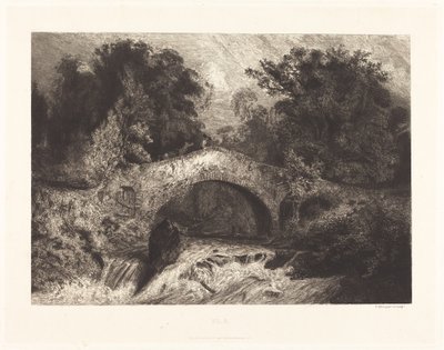 A Bridge in Auvergne by Paul Huet