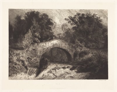 A Bridge in Auvergne by Paul Huet