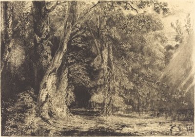 Flooding in the Forest of the Ile Séguin by Paul Huet