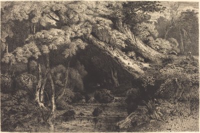 Saint-Pierre Stream near Pierrefond by Paul Huet
