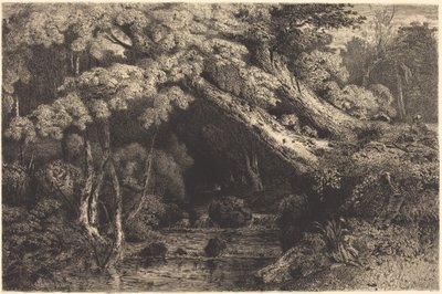 Saint-Pierre Stream near Pierrefond by Paul Huet