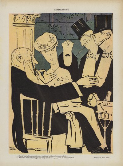 Illustration for Le Rire by Paul Iribe