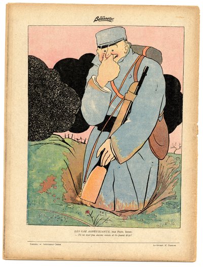 La Baionnette, Satirical in Colors by Paul Iribe