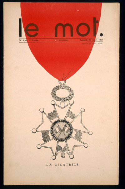 The Scar, Front Cover of 