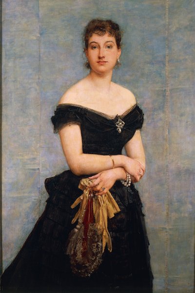 Portrait of Madame Louis Singer by Paul Jacques Aimé Baudry