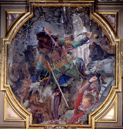 The Vision of Saint Hubert by Paul Jacques Aimé Baudry