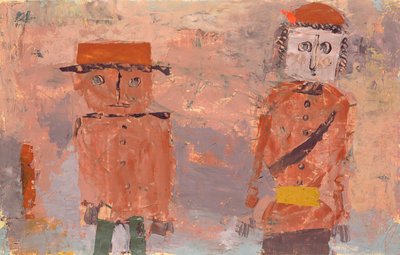 A Bride and Groom in the Autumn of Their Lives by Paul Klee