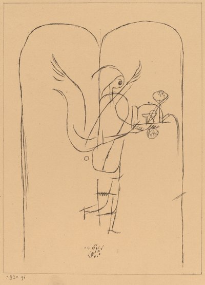 A Genius Serves a Small Breakfast by Paul Klee