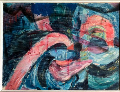 Arriving at the Banks of a Stream and Building a Bridge by Paul Klee